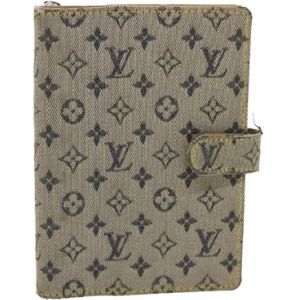 Louis Vuitton Vintage, Pre-owned, unisex, Beige, ONE Size, Tweed, Beige Canvas Agenda - Monogram Mini Stijl