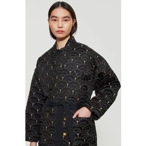 Antik Batik, Jassen, Dames, Zwart, M, Casbah jas