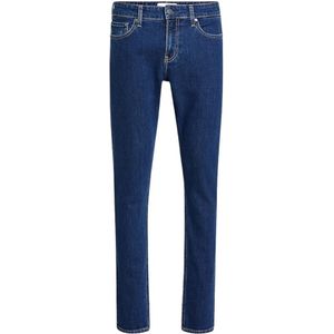 Calvin Klein, Jeans, Heren, Blauw, W31 L32, Denim, Slim Fit Donkere Denim Jeans