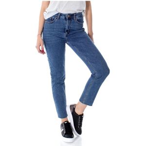 Only, Jeans, Dames, Blauw, W32 L30, Katoen, Slim-fit Jeans
