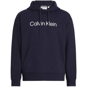 Calvin Klein, Sweatshirts & Hoodies, Heren, Blauw, L, Hero Logo Comfort Ho Sweatshirt