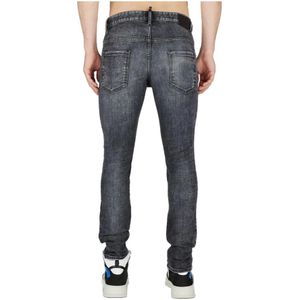 Dsquared2, Jeans, Heren, Zwart, 2Xl, Katoen, Straight-Leg Jeans