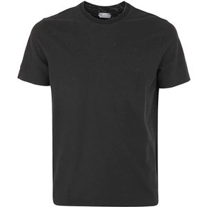 Zanone, Basic Short Sheeves T-shirt Zwart, Heren, Maat:XL