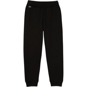 Lacoste, Broeken, unisex, Zwart, 176 CM, Sportieve Zwarte Jogger Broek