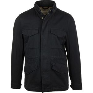 Woolrich, Jassen, Heren, Blauw, L, Wol, Blauwe Wol Jacquard Logo Sjaal