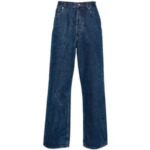 Dries Van Noten, Jeans, Heren, Blauw, W33, Katoen, Straight Jeans