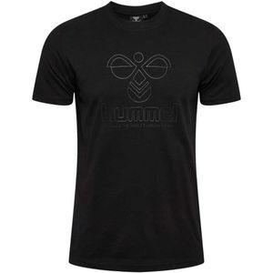 Hummel, Tops, Heren, Zwart, M, Zwarte Icons Grafisch T-shirt