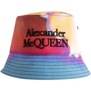 Alexander McQueen, Accessoires, Heren, Rood, M, Luminous Flower Bucket Hat