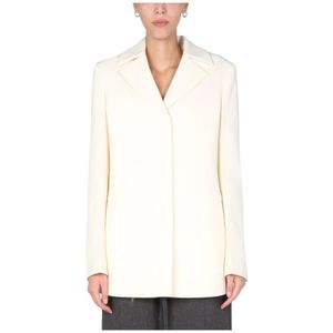 Jil Sander, Blazers Beige, Dames, Maat:S