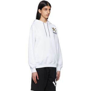 Kenzo, Sweatshirts & Hoodies, Dames, Wit, M, Warm en stijlvol hoodie voor vrouwen