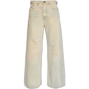 Diesel, 1996 D-Sire L.3 jeans Beige, Dames, Maat:W24 L32
