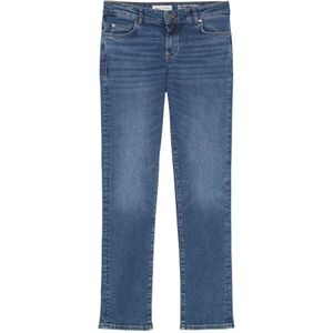 Marc O'Polo, Jeans model Albi straight Blauw, Dames, Maat:W29 L34