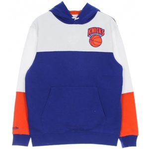 Mitchell & Ness, Sweatshirts & Hoodies, Heren, Blauw, S, Hoodie NBA Fusion 2.0 Hardwood Classics Neykni