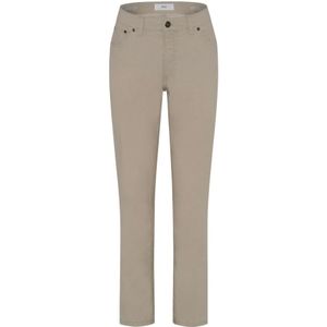 Brax, Broeken, Heren, Beige, W34 L32, Katoen, Moderne pasvorm heren vijf-pocket broek