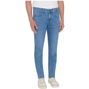 7 For All Mankind, Jeans, Heren, Blauw, W33, Denim, For All Mankind-Jeans