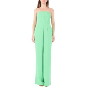Simona Corsellini, Jumpsuits & Playsuits, Dames, Groen, S, Polyester, Jumpsuits