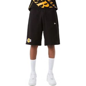 New Era, Korte broeken, Heren, Zwart, M, Zweet shorts Lakers NBA Team Logo