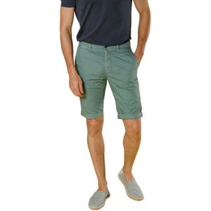 Mason's, Stretch Gabardine Bermuda Shorts - Regular Fit Groen, Heren, Maat:4XL