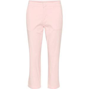 Part Two, Broeken, Dames, Roze, XL, Cropped Straight-Leg Broek in Potpourri