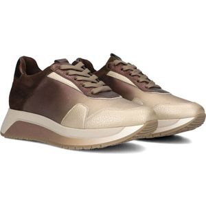 Softwaves, Schoenen, Dames, Bruin, 37 1/2 EU, Suède, Bruin Suède Lage Dames Sneakers