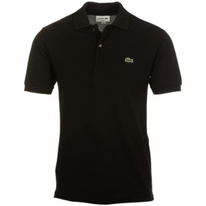 Lacoste, Tops, Heren, Zwart, XL, Zwarte Polo T-shirts en Polos