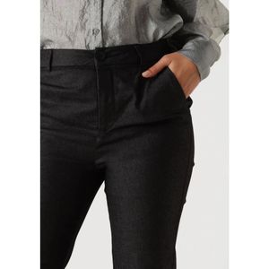 Minus, Broeken, Dames, Zwart, S, Denim, Zwarte Flared Denim Jeans