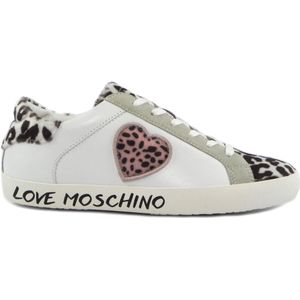 Love Moschino, Schoenen, Dames, Wit, 39 EU, Sportschoenen