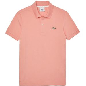 Lacoste, Tops, Heren, Roze, L, Slim Fit Live Polo Shirt