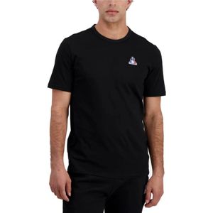 le coq sportif, Tops, Heren, Zwart, S, Essential Tee Shirt Collection