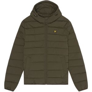 Lyle & Scott, Jassen, Heren, Groen, XS, Pufferjas Lichtgewicht Stijlvolle Winterjas