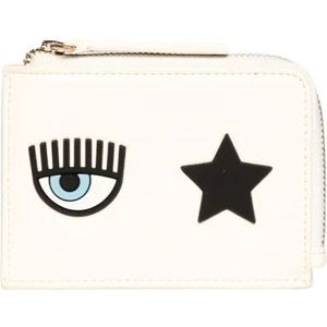 Chiara Ferragni Collection, Wallets Cardholders Wit, Heren, Maat:ONE Size
