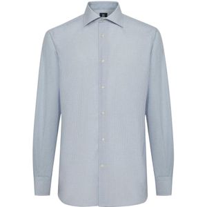 Boggi Milano, Overhemden, Heren, Blauw, XL, Katoen, Formal Shirts