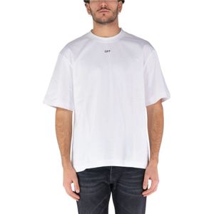 Off White, Tops, Heren, Wit, S, Katoen, Skate T-Shirt