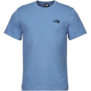 The North Face, Tops, Heren, Blauw, XL, Katoen, Klassiek Azzurra T-shirt
