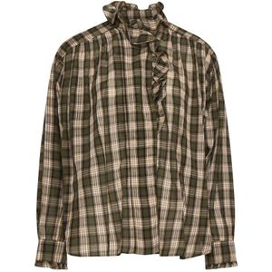 Isabel Marant Étoile, Blouses & Shirts, Dames, Bruin, L, Katoen, Elegante Shirts voor Vrouwen