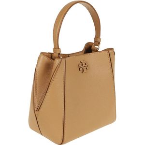 Tory Burch, Tassen, Dames, Bruin, ONE Size, Leer, Bruine Shopper Tas Elegante Stijl