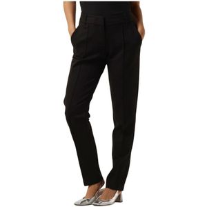 Summum Woman, Broeken, Dames, Zwart, XS, Flared Broek in Tijdloos Zwart