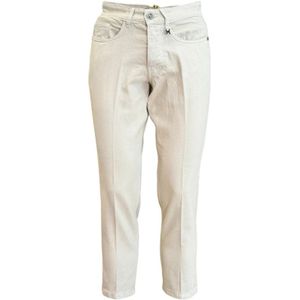 John Richmond, Jeans, Heren, Beige, W34, Slim-fit Jeans