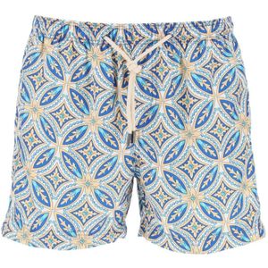 Peninsula, Badkleding, Heren, Veelkleurig, L, Bermuda Shorts in Mediterrane Stijl