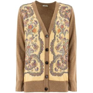 Etro, Shirts Beige, Dames, Maat:S