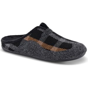 Zafary, Comfortabele Instap Pantoffels Grijs, Heren, Maat:46 EU