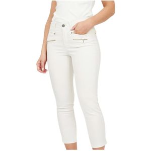 2-Biz, Skinny Jeans Wit, Dames, Maat:2XL