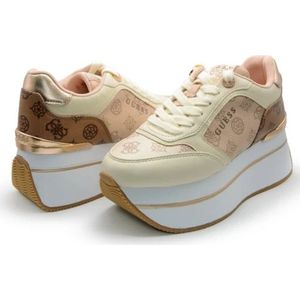 Guess, Schoenen, Dames, Beige, 37 EU, Beige en roze damesschoenen Fltcamfal 12