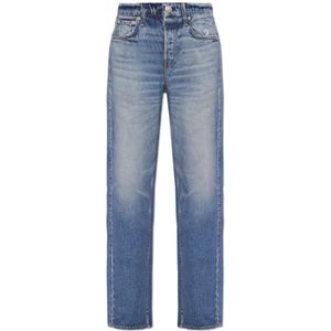 Rag & Bone, Jeans, Dames, Blauw, S, Katoen, ‘Miramar’ Jeans