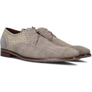 Floris van Bommel, Schoenen, Heren, Beige, 43 1/3 EU, Leer, Beige Leren Heren Nette Schoenen