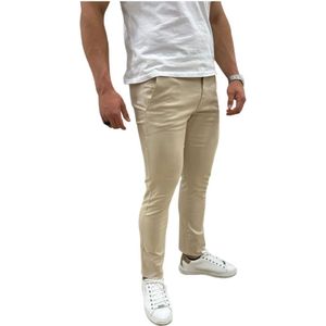 Guess, Broeken, Heren, Beige, W32, Katoen, Stijlvolle Broeken voor Mannen en Vrouwen