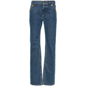 Filippa K, Jeans, Dames, Blauw, W27, Katoen, Straight Jeans