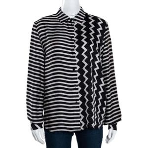 Stella McCartney Pre-owned, Pre-owned Silk tops Zwart, Dames, Maat:M