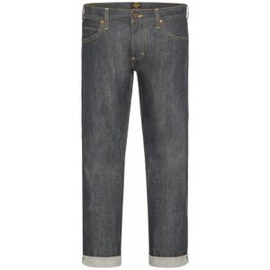 Lee, Jeans, Heren, Blauw, W36, Katoen, Originele Slim Fit Jeans met Japanse Selvedge