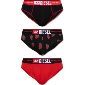 Diesel, Ondergoed, Heren, Veelkleurig, XS, Katoen, Merkboxers 3-pack